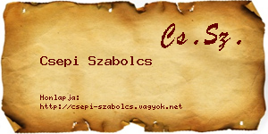 Csepi Szabolcs névjegykártya